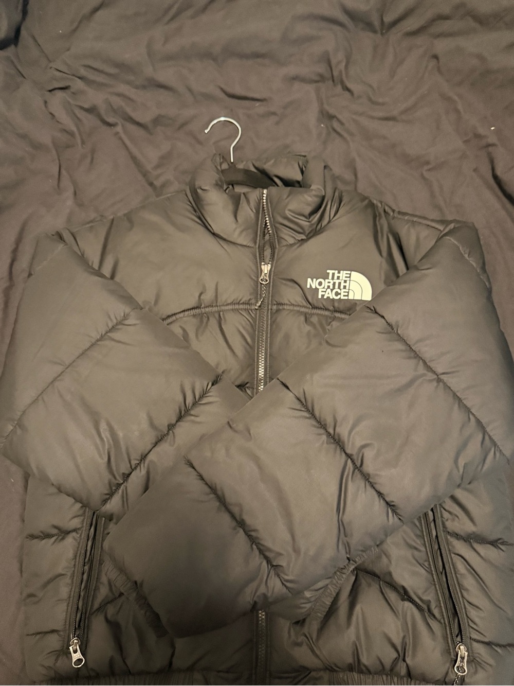 The North Face Black Men’s Puffer Jacket with Logo